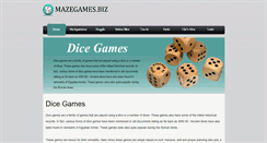 Desktop Screenshot of mazegames.biz